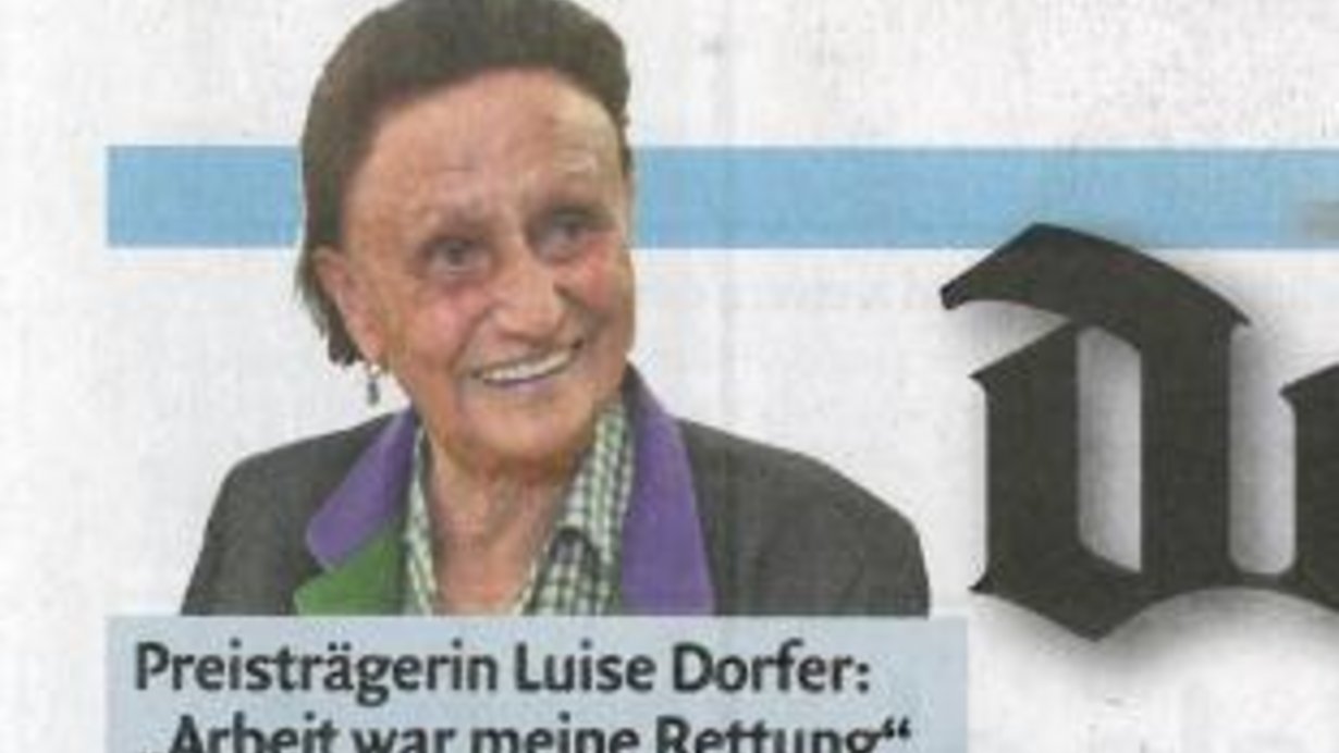 Mutter Dorfer erhält “Preis für das Lebenswerk”